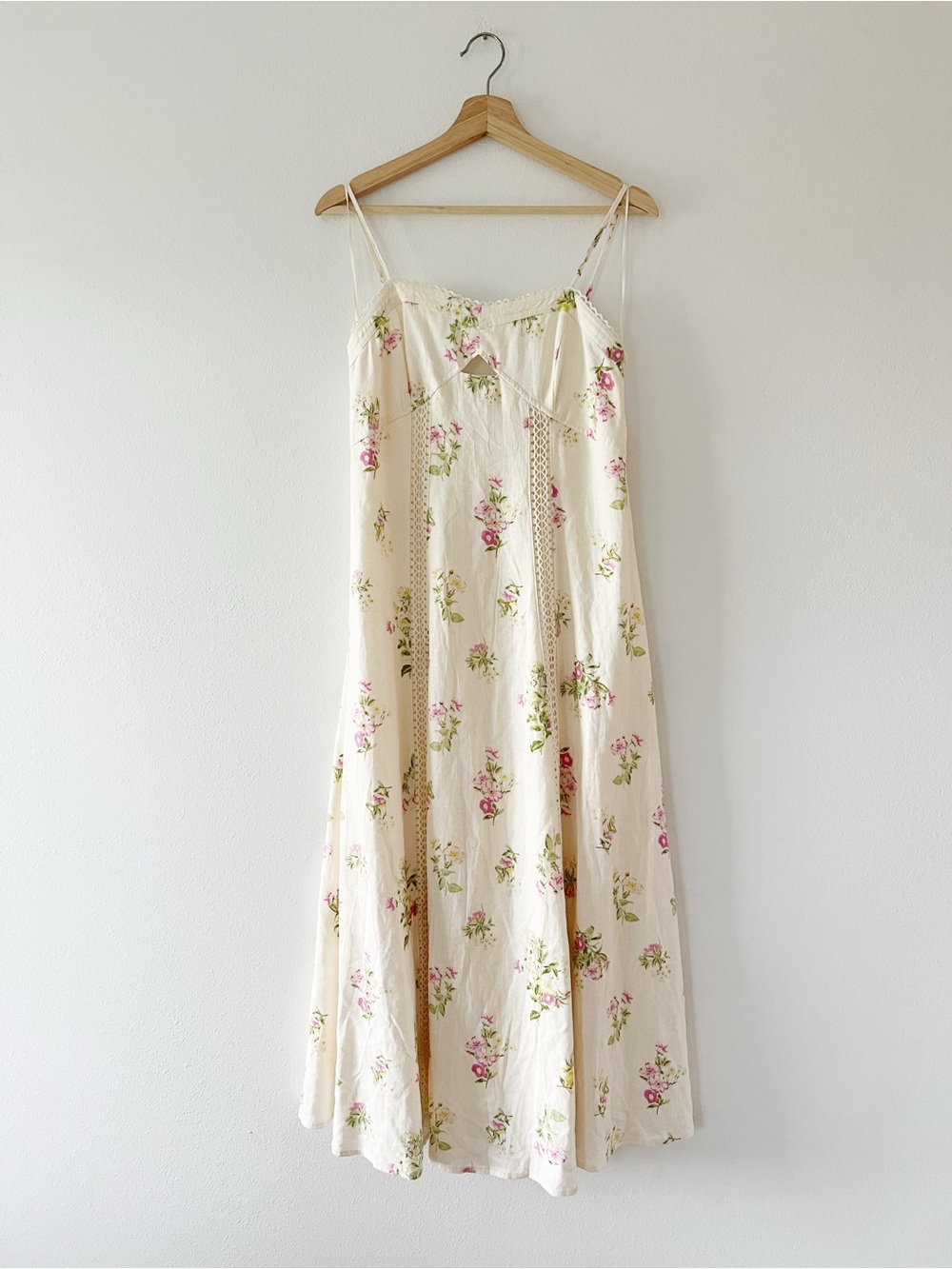 CAROLINE CONSTAS | NWT Ivory Floral Dress | S